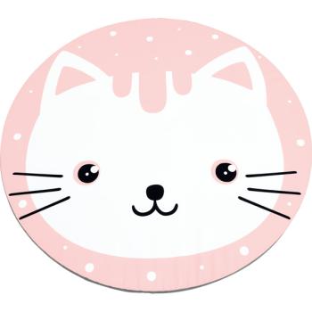 Krabbelmatte, weisses Kätzchen