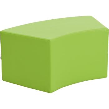 Achtelkreis-Sitz Paolo, kurz, hellgrün