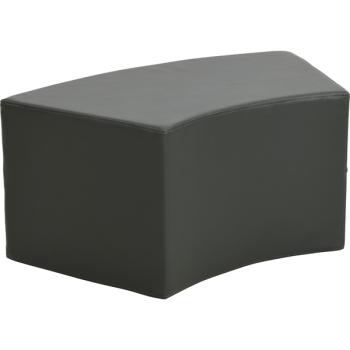 Achtelkreis-Sitz Paolo, kurz, graphit