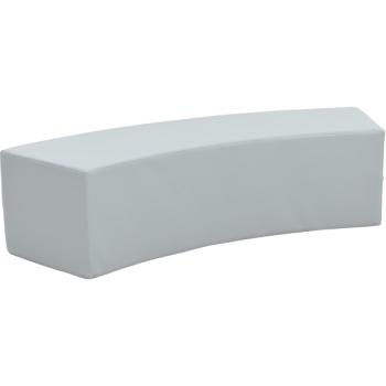 Achtelkreis-Sitz Paolo, lang, hellgrau