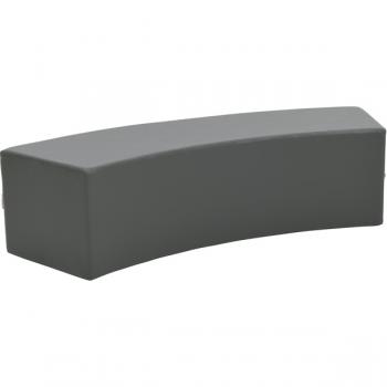 Achtelkreis-Sitz Paolo, lang, graphit