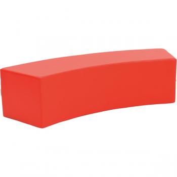 Achtelkreis-Sitz Paolo, lang, rot