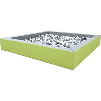 Ballbad Q 3 m, grau-hellgrün, H 45, inkl. Bälle