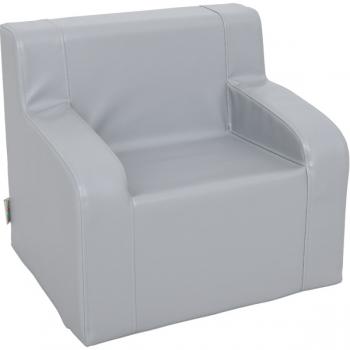 Sessel mit Armlehnen, grau