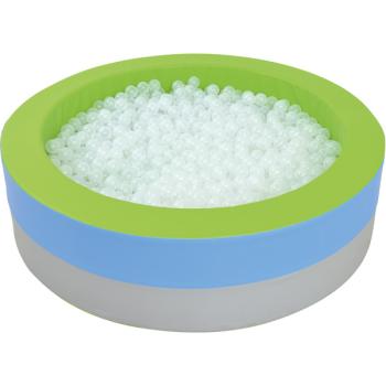 Ballbad rund, inkl. Bälle, mit LED-Leuchten