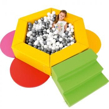 Ballbad - Regenbogenblume, inkl. Bälle