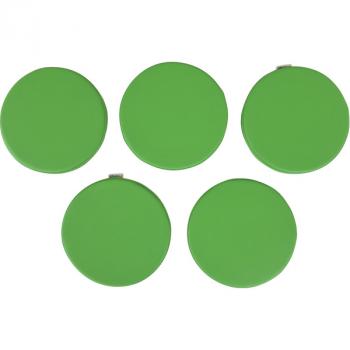 Bodenkissen, rund, 5er-Set, dunkelgrün