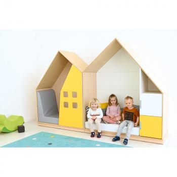 Matte für Quadro-Häuschen, B 113, weiss