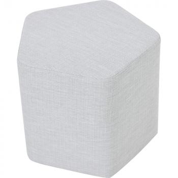 Inflamea Hocker pentagonal, hellgrau