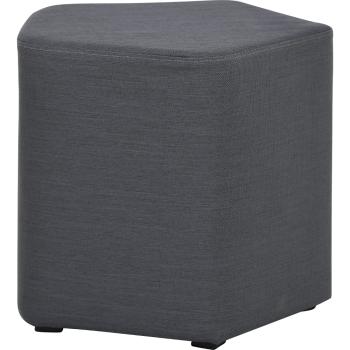 Inflamea Hocker pentagonal, schiefergrau