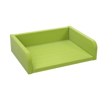 Wickelauflage, Seitenteile aufstellbar, gross, hellgrün