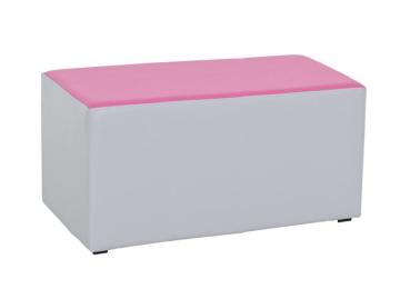 Garderobensitz, B 80, grau/pink