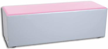 Garderobensitz, B 120, grau/pink