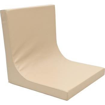 Matte für Leseecke, 60 x 60, mit Lehne, beige