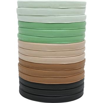 Bodenkissen, rund, 15er-Set - Erdfarben