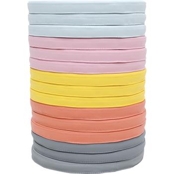 Bodenkissen, rund, 15er-Set - Pastellfarben
