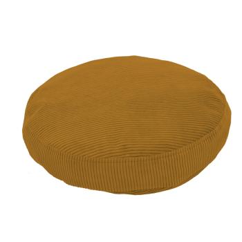 Sitzkissen Mello, rund, 3er-Set, senffarben