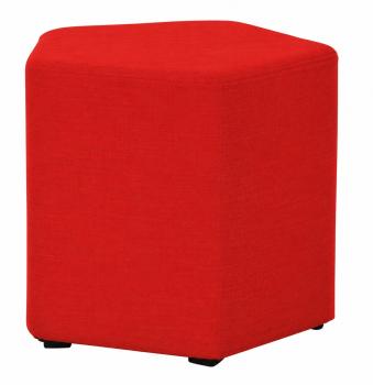 Inflamea Hocker pentagonal, rot