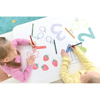 Kindergarten-Zeichenpapierblock A1, 30 Bogen, weiss