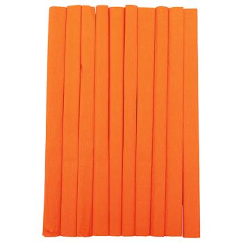 Krepppapier, 10 Rollen, orange