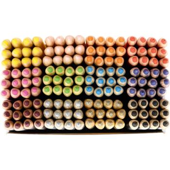 Moje Bambino Dreikantstifte, 12x12 Farben - im Holzmantel - Box-Set