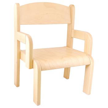 Stuhl Christoph 0 mit Filzgleitern, Sitzhöhe 21 cm, für Tischhöhe 40 cm