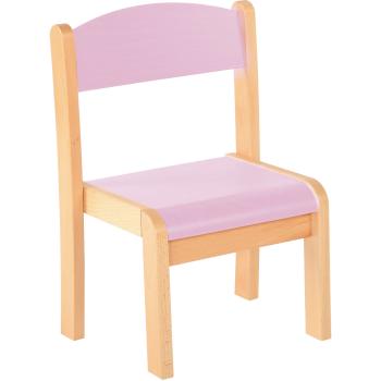 Stuhl Philip 2, Sitzhöhe 31 cm, für Tischhöhe 53 cm, rosa