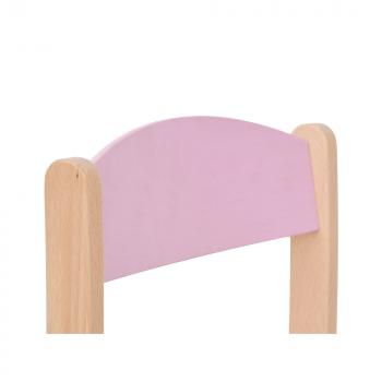 Stuhl Philip 2, Sitzhöhe 31 cm, für Tischhöhe 53 cm, rosa