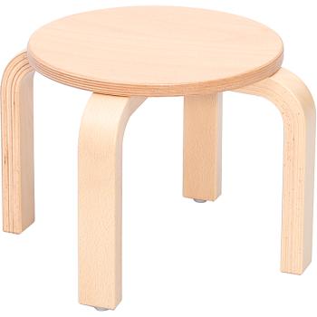 Holzhocker 1, Sitzhöhe: 26 cm