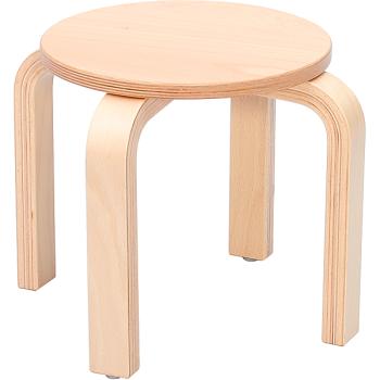 Holzhocker 2, Sitzhöhe: 30 cm