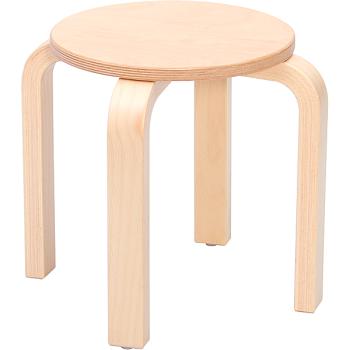 Holzhocker 5, Sitzhöhe 43 cm