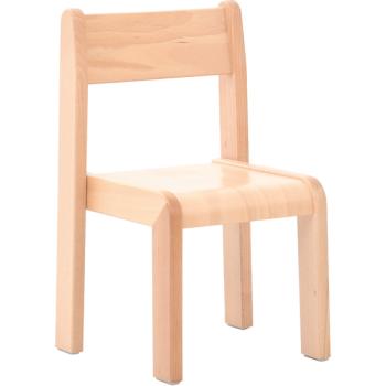 Stuhl Alex 1 mit Filzgleitern, Sitzhöhe 26 cm, für Tischhöhe 46 cm, Buche