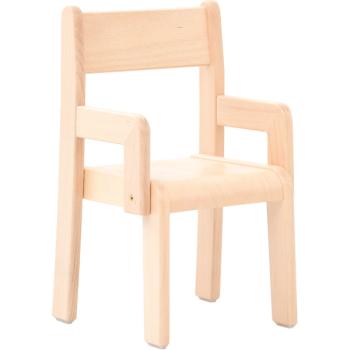 Stuhl Chris Deluxe 1 mit Armlehnen, mit Filzgleitern, Sitzhöhe 26 cm, für Tischhöhe 46 cm