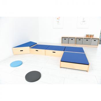 Podeste, Quadratbühne