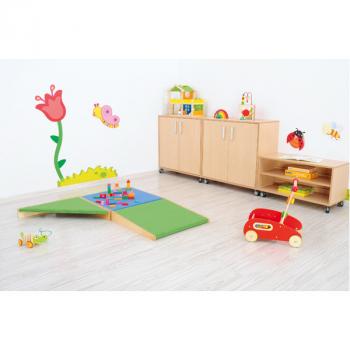 Podest Rampe, Höhe 10 cm, hellgrün