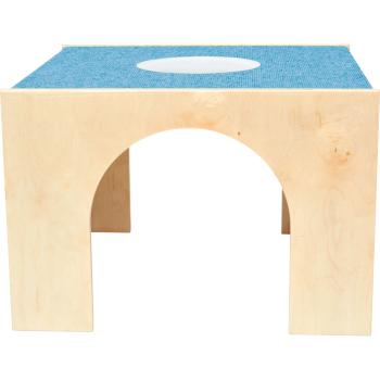 Podest mit Fenster, H 45 cm