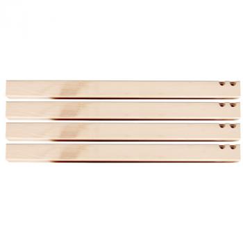 Quadratische Tischbeine, 4 Stck., 58 cm