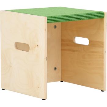 Podestbank, B 33, H 34 cm, hellgrün