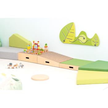 Podeste, Set 6, hellgrün-sahara