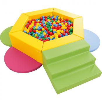 Ballbadbälle - bunt, 500 Stck., Durchmesser 6 cm