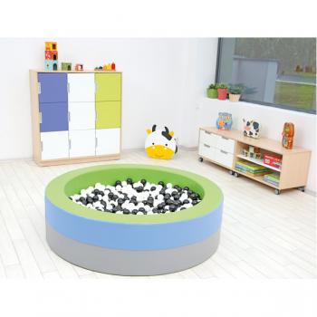 Ballbadbälle - schwarz, 750 Stck., Durchmesser 6 cm