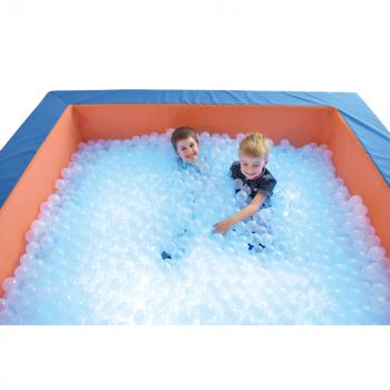 Ballbadbälle - transparent, 500 Stck., Durchmesser 6 cm