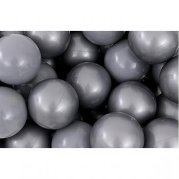 Ballbadbälle - grau, 250 Stck., Durchmesser 8 cm