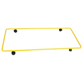 Transportwagen für Betten, gelb