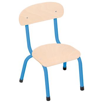 Stuhl Bambino 0, Sitzhöhe 21 cm, für Tischhöhe 40 cm - blau