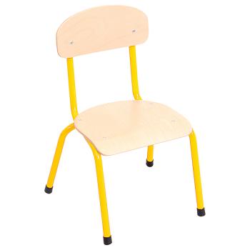 Stuhl Bambino 1, Sitzhöhe 26 cm, für Tischhöhe 46 cm - gelb