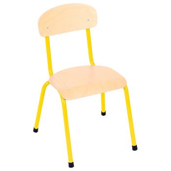 Stuhl Bambino 2, Sitzhöhe 31 cm, für Tischhöhe 53 cm - gelb
