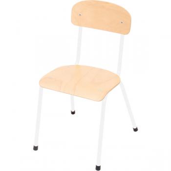 Stuhl Bambino 3, Sitzhöhe 35 cm, für Tischhöhe 59 cm - weiss