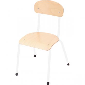 Stuhl Bambino 4, Sitzhöhe 38 cm, für Tischhöhe 64 cm - weiss