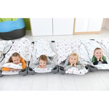 Kissen und Decke mit Bettwäsche, Tiere